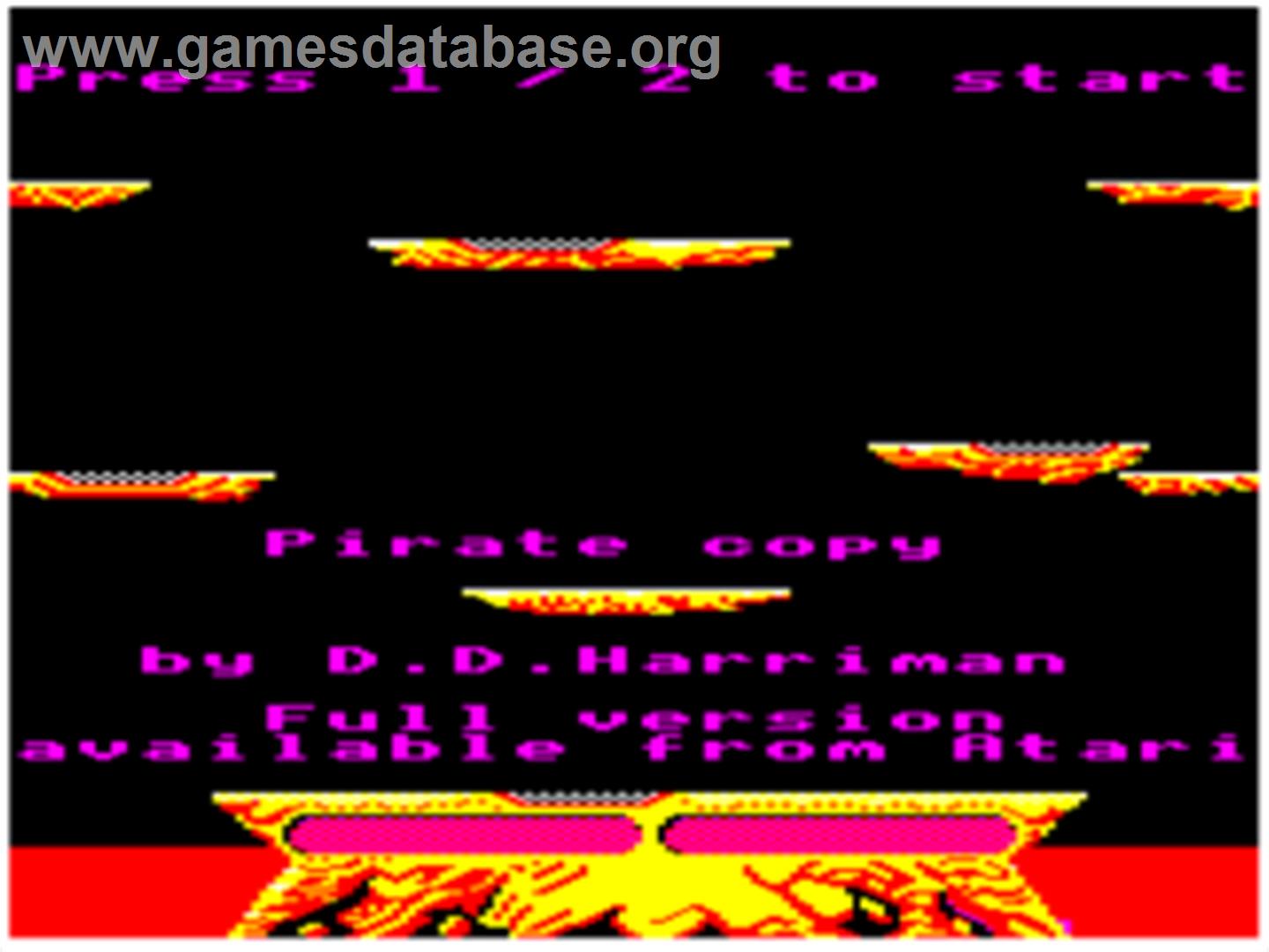 Joust - Acorn BBC Micro - Artwork - Title Screen