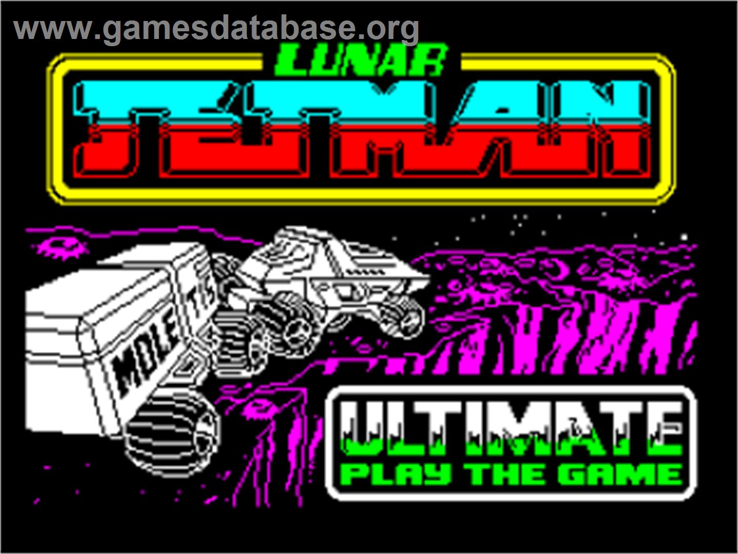 Lunar Jetman - Acorn BBC Micro - Artwork - Title Screen