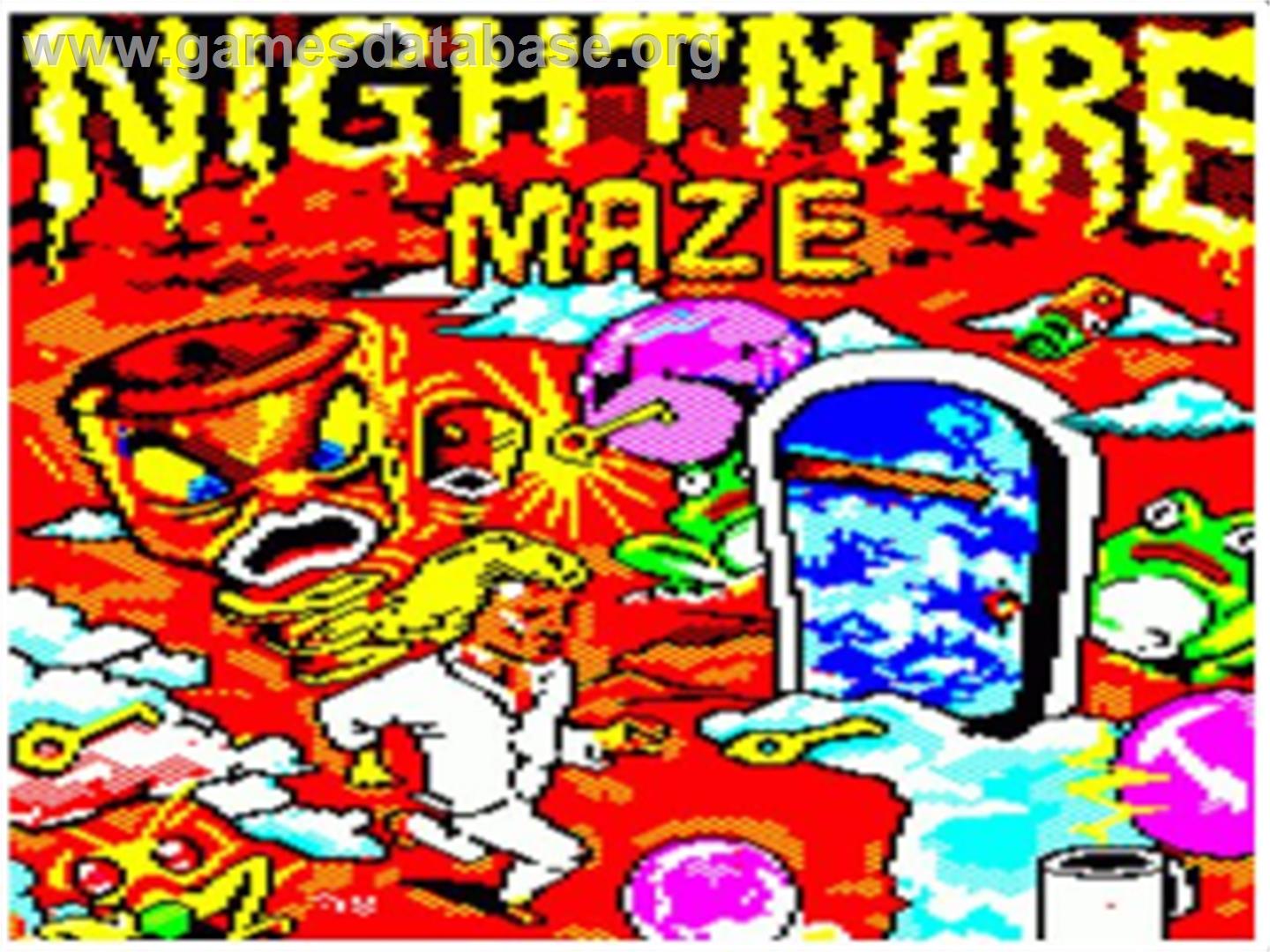 Nightmare Maze - Acorn BBC Micro - Artwork - Title Screen