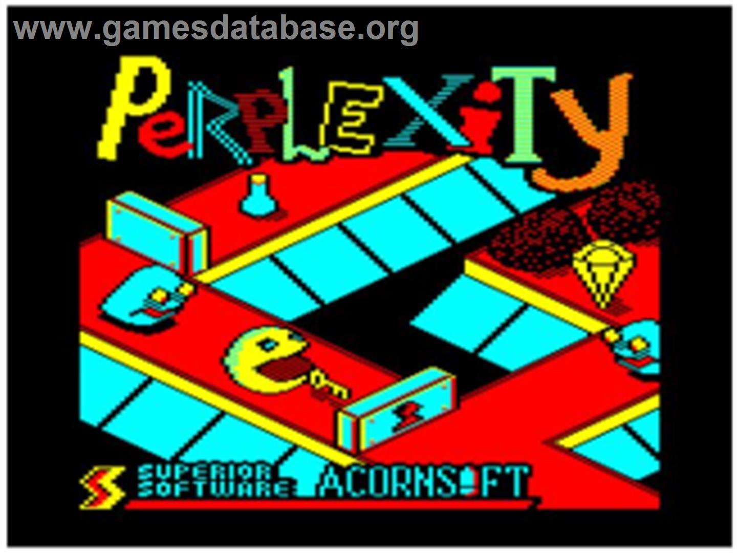 Perplexity - Acorn BBC Micro - Artwork - Title Screen