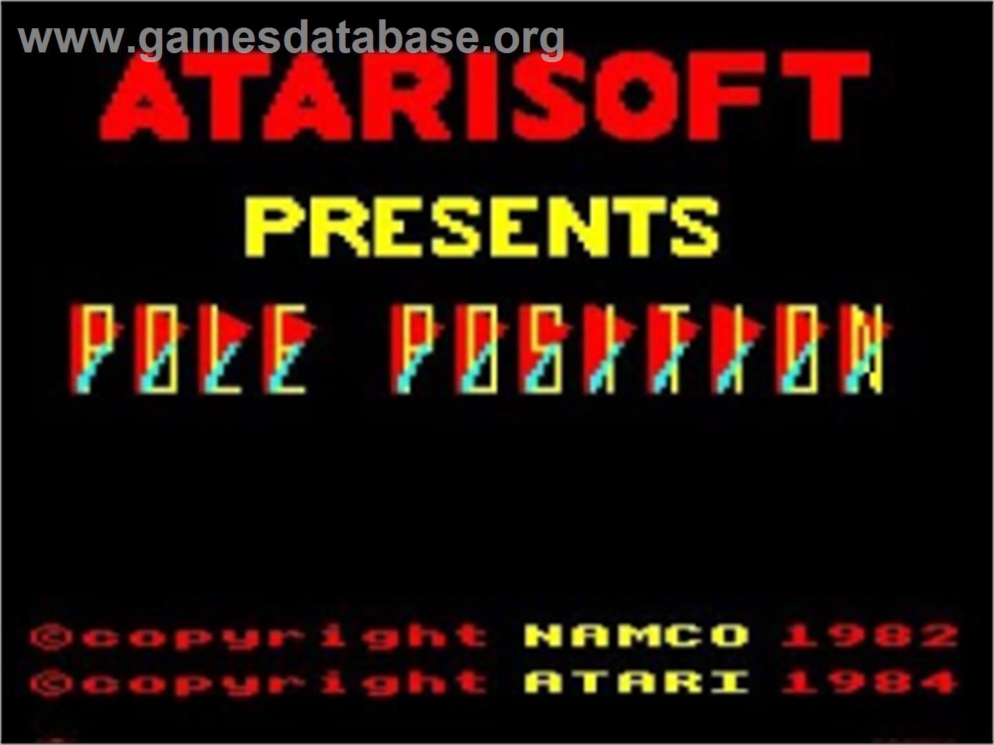 Pole Position - Acorn BBC Micro - Artwork - Title Screen
