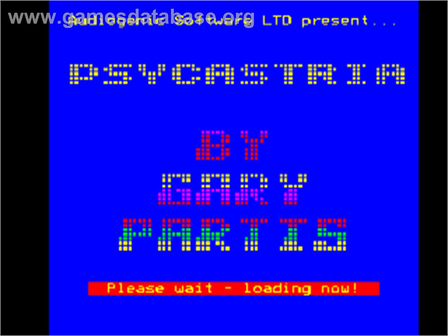Psycastria - Acorn BBC Micro - Artwork - Title Screen