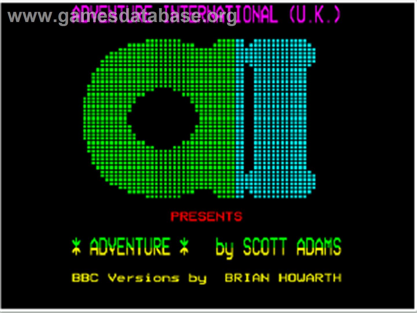 Savage Island Part 1 - Acorn BBC Micro - Artwork - Title Screen