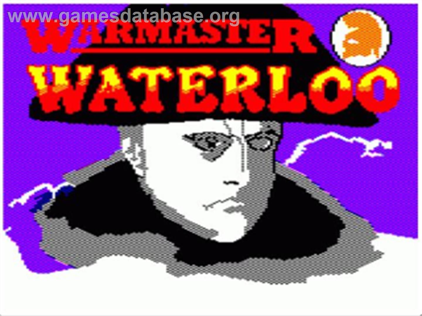 Waterloo - Acorn BBC Micro - Artwork - Title Screen