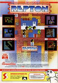 Advert for Repton on the Acorn Electron.