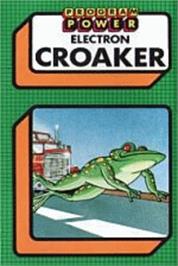 Box cover for Croaker on the Acorn Electron.