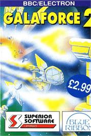 Box cover for Galaforce 2 on the Acorn Electron.