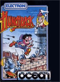 Box cover for Hunchback on the Acorn Electron.