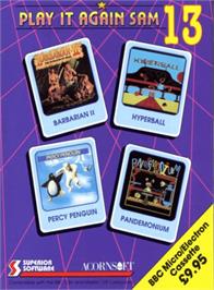 Box cover for Hyperball on the Acorn Electron.