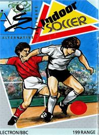 Box cover for Indoor Soccer on the Acorn Electron.