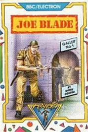 Box cover for Joe Blade on the Acorn Electron.