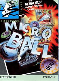 Box cover for Microball on the Acorn Electron.