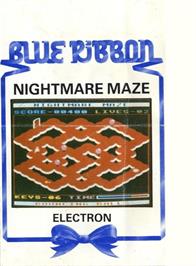 Box cover for Nightmare Maze on the Acorn Electron.