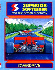 Box cover for Overdrive on the Acorn Electron.