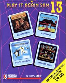 Box cover for Pandemonium on the Acorn Electron.