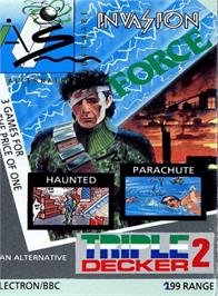 Box cover for Parachute on the Acorn Electron.