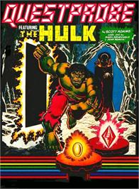 Box cover for Questprobe Featuring The Hulk on the Acorn Electron.