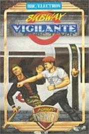 Box cover for Subway Vigilante on the Acorn Electron.