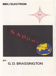 Box cover for Xadomy on the Acorn Electron.