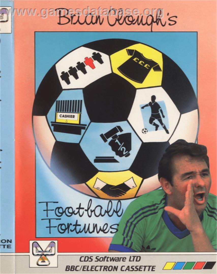 Brian Clough's Football Fortunes - Acorn Electron - Artwork - Box