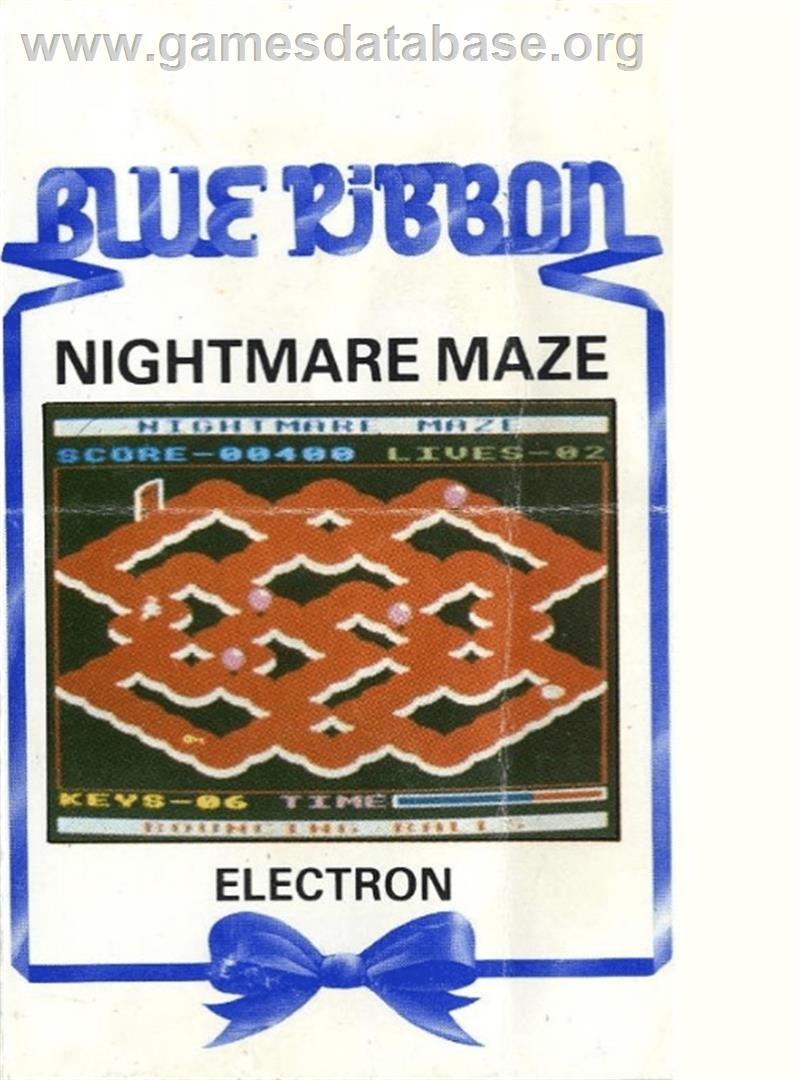 Nightmare Maze - Acorn Electron - Artwork - Box