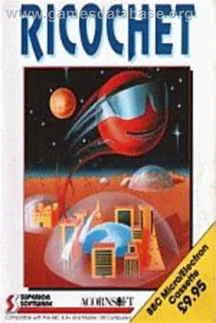 Ricochet - Acorn Electron - Artwork - Box
