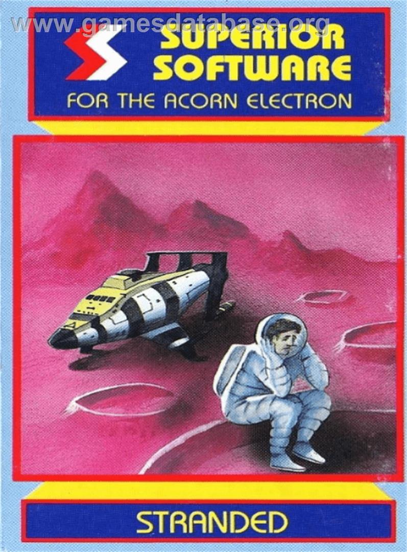 Stranded - Acorn Electron - Artwork - Box