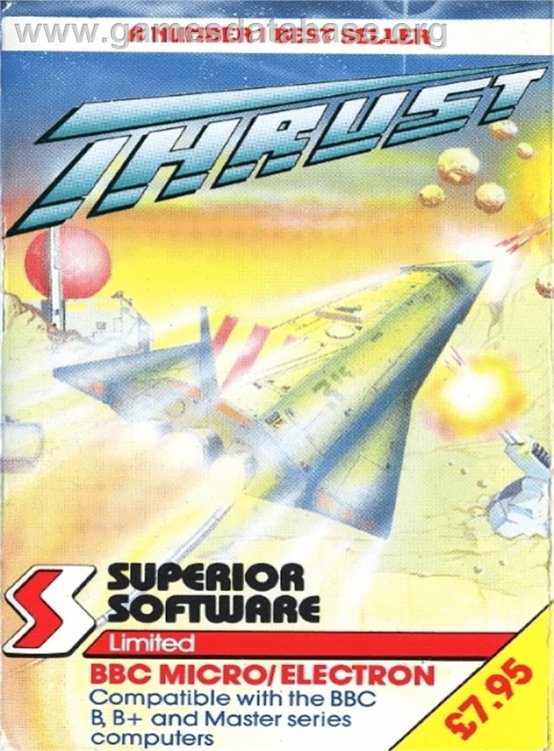 Thrust - Acorn Electron - Artwork - Box
