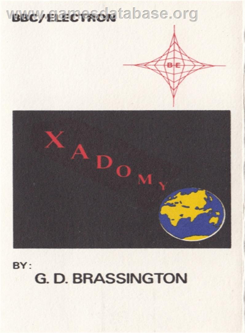 Xadomy - Acorn Electron - Artwork - Box