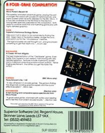 Box back cover for Imogen on the Acorn Electron.