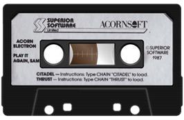 Cartridge artwork for Citadel on the Acorn Electron.