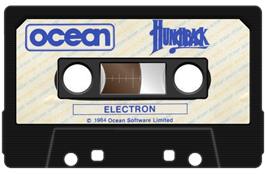 Cartridge artwork for Hunchback on the Acorn Electron.
