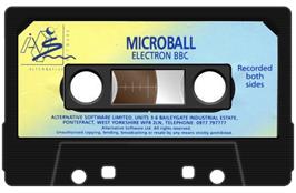 Cartridge artwork for Microball on the Acorn Electron.
