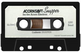 Cartridge artwork for Snapper on the Acorn Electron.