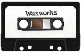Cartridge artwork for Waxworks on the Acorn Electron.