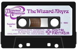 Cartridge artwork for Wizard Of Akyrz, The on the Acorn Electron.