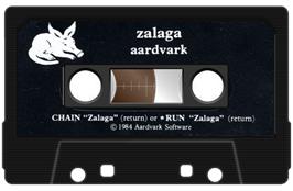 Cartridge artwork for Zalaga on the Acorn Electron.
