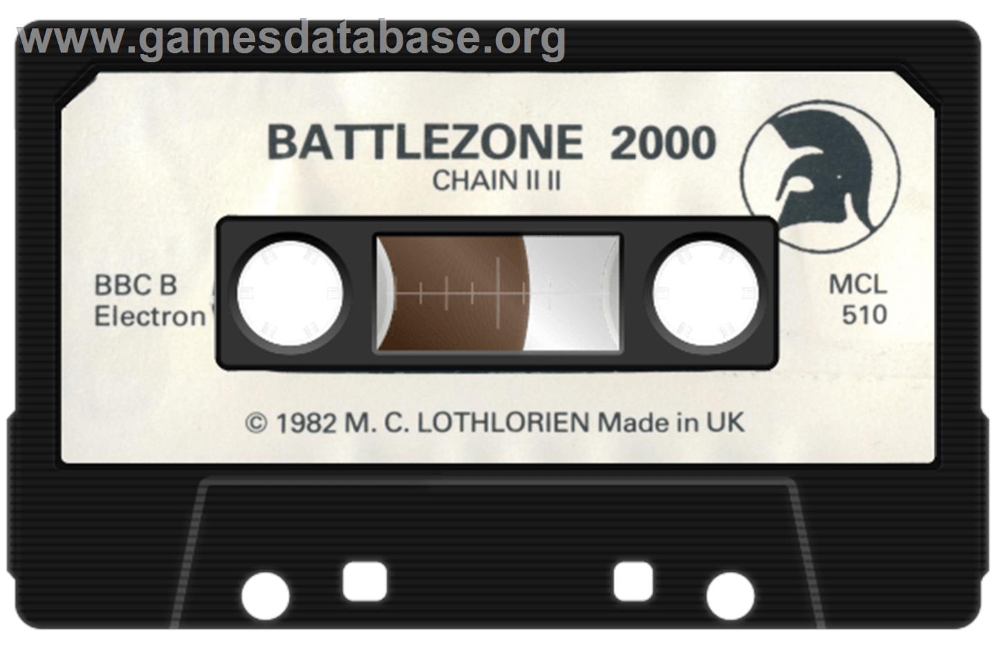 Battlezone 2000 - Acorn Electron - Artwork - Cartridge
