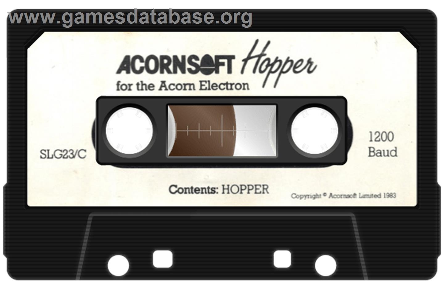 Hopper - Acorn Electron - Artwork - Cartridge