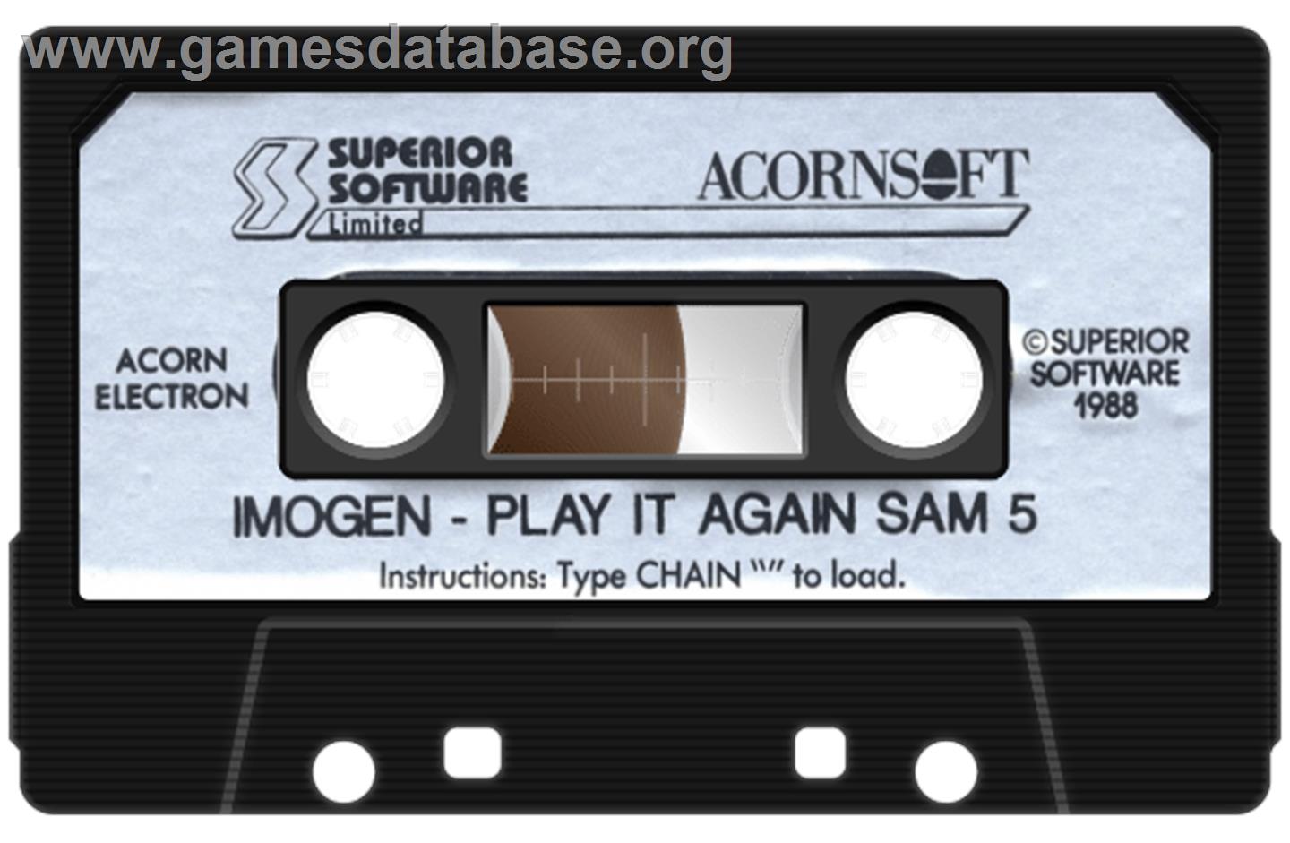 Imogen - Acorn Electron - Artwork - Cartridge