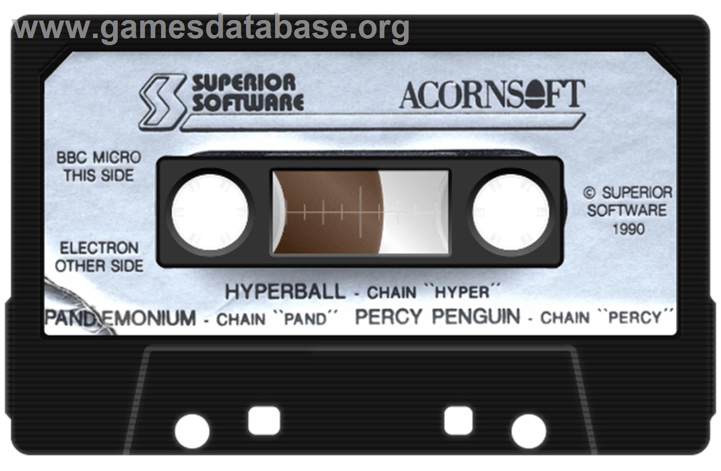 Pandemonium - Acorn Electron - Artwork - Cartridge