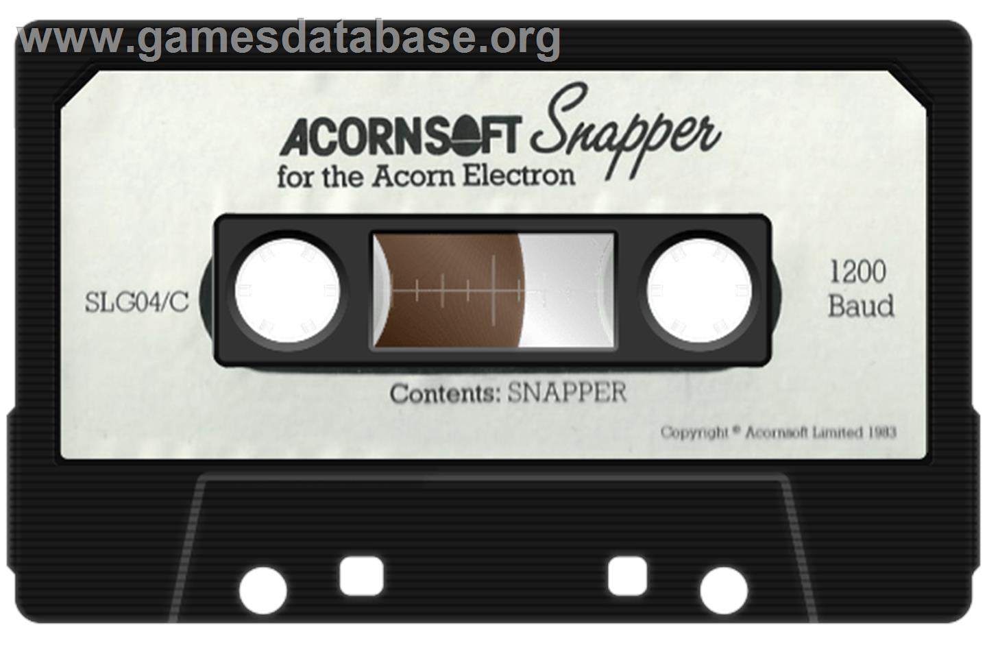 Snapper - Acorn Electron - Artwork - Cartridge