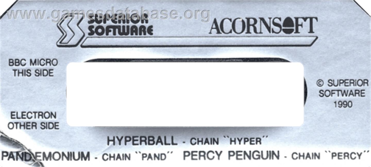 Pandemonium - Acorn Electron - Artwork - Cartridge Top