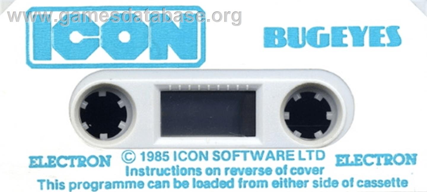 Space Agent Zelda Meets The Bug Eyes - Acorn Electron - Artwork - Cartridge Top