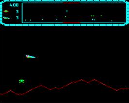 In game image of Gauntlet on the Acorn Electron.