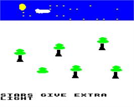In game image of Hareraiser - Prelude on the Acorn Electron.