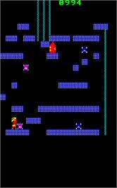 In game image of Hercules on the Acorn Electron.