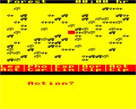 In game image of Special Operations on the Acorn Electron.