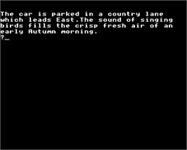 In game image of Wychwood on the Acorn Electron.