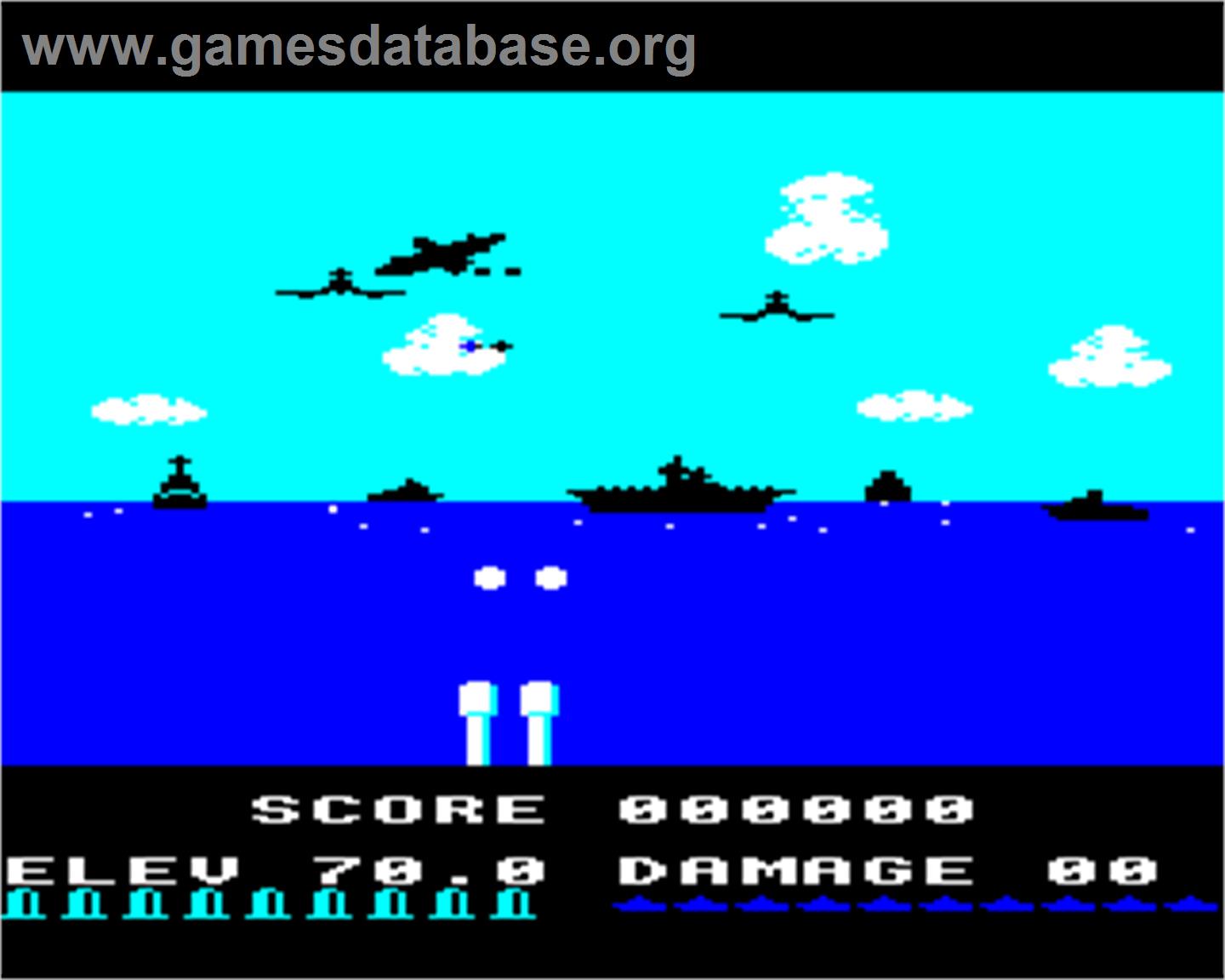 Beach-Head - Acorn Electron - Artwork - In Game